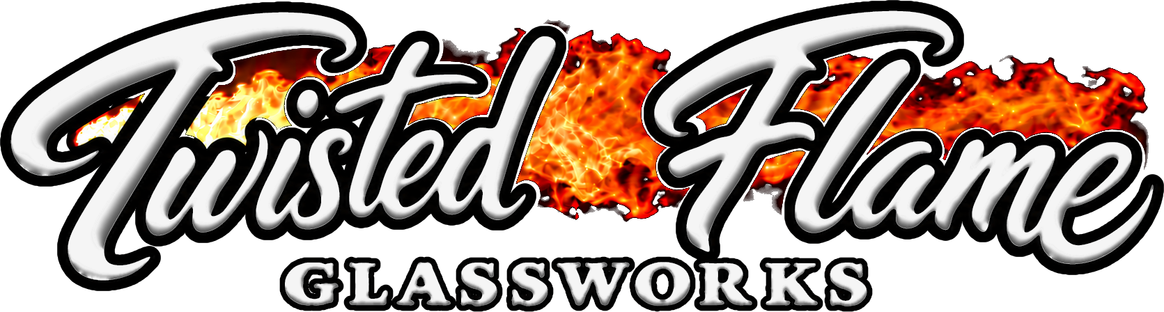 Twisted Flame Glassworks — locked logo